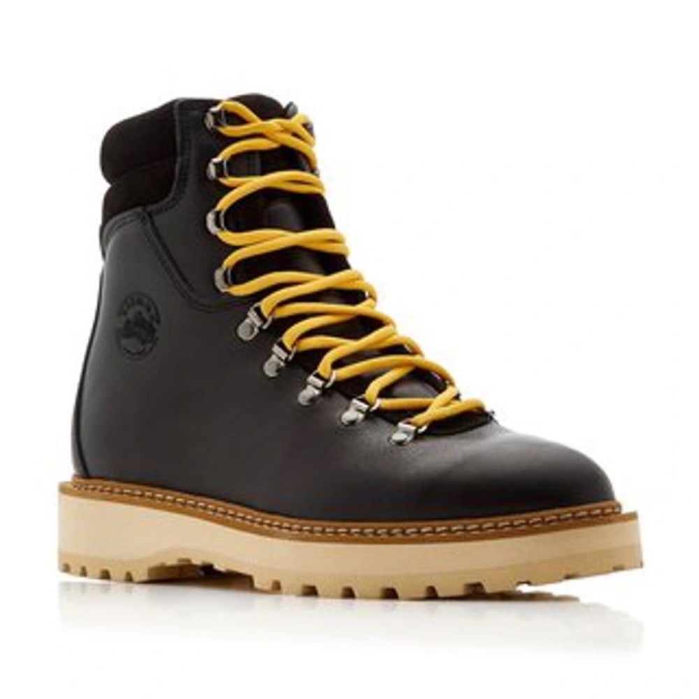 DIEMME MONFUMO LEATHER LACEUP BOOTS